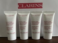 Brand New Sealed Clarins Moisture Rich Body Lotion 120ml (4x30ml)