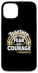 iPhone 13 Childhood Awareness Gold Ribbon We Turn Fear Into Courage Case