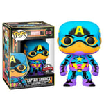 POP-hahmo Marvel Black Light Kapteeni Amerikka