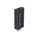 Adaptateur De Convertisseur Vidéo Mini Compatible Ps2 Vers Hdmi, Avec Sortie Audio 3.5mm Pour Hdtv Pc, Plug And Play