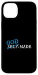 Coque pour iPhone 14 Plus Graphique bleu fabriqué par Dieu bleu