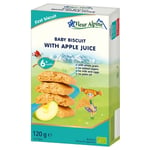 FLEUR ALPINE baby biscuit WITH APPLE JUICE, from 6 months, 120 g