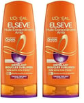 L'Oréal Paris - Démêlant Amla pour Cheveux Bouclés et Très Secs - Boucles Nourries - Huile d'Amla - Elseve Huile Extraordinaire - 250 ml (Lot de 2)