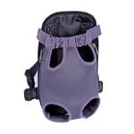 Sac de Transport pour Animaux Portable Pet Sac À Dos Jambes Out Face-Chien Carrier Sac À Dos Réglable Pet Sac À Dos Portable pour Randonnée Randonnée Vélo et Moto Maille Deux Couleur Portable Pliable