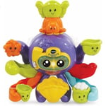 VTech Splash & Play Octopus | Interactive Bath Time Activity Toy with Sounds and Phrases | Suitable for Ages 12 - 36 Months, English Version