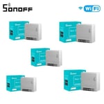 SONOFF MINI Inter/ZBMINI/ZBMINI-L2 Télécommande MINI Commutateur Zigbee/WiFi Smart Switch Control Via Alexa EWelink Google Home - Type MINIR2 5PCS