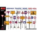 GERMAN TRAFFIC SIGNS 1930-40s KIT 1:35 Miniart Kit Diorami Modellino