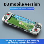 Type-C pelikonsoli Teleskooppinen matkapuhelin D3 Gamepad Bluetooth5.0 Langaton peliohjain PUBG Android iOS NSS noita PS4