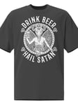 Drink Beer, Hail Satan Oversize T-shirt