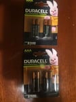 Duracell Supreme Rechargeable 750 mAh AAA Batteries -4 Pack