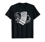 Accordion Air Accordion Instrument And Music Notes Accordion T-Shirt