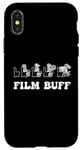 iPhone X/XS Clapping Man Movie Reviews For Film Buffs In A Pink Section Case