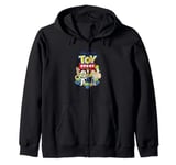 Disney Pixar Toy Story Buzz Woody Jessie Zip Hoodie