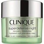 Clinique Hudvård Återfuktande hudvård Superdefense Night Recovery Moisturizer, hudtyp 1/2