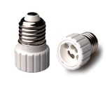 Energy EfficientE27 to GU10 Adapter Converter, Fits LED/Halogen/CFL Light Bulbs