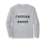 Star Wars: Andor Cassian Andor Rebel Spy Text Logo Long Sleeve T-Shirt