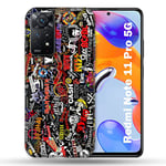 Coque pour Xiaomi Redmi Note 11 Pro / 11 Pro 5G Musique Rock Groupe