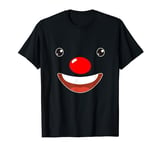 Red Nose Face Happy Face Red Nose 2024 Kids Boys Girls Funny T-Shirt