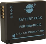 DMW-BLG10 DSTE Batterie de Rechange Compatible avec DMW-BLG10E DMW-BLE9 et Leica BP-DC15, DC-LX100 II, DMC-GF6, GX80, GX85