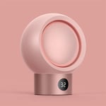 WN-PZF Fan Heater, Portable Household Mini-Speed Hot Air Heater, Intelligent Temperature Measurement + Tilt Protection + Hidden Air Outlet, 220v,Pink