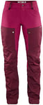 Fjallraven Keb Trousers W Pantalon Femme, Violet (Dark Garnet/Plum), 32