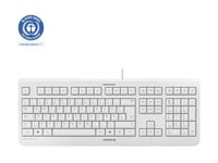 CHERRY KC 1000 - Clavier - USB - Belge - gris clair