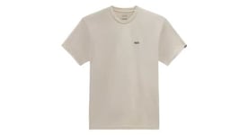 T shirt manches courtes vans left chest logo beige