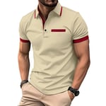 Polo Homme De Sport Golf Tennis Manche Courte Fit Grande Vêtements Masculin Wx7