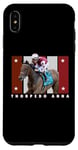 Coque pour iPhone XS Max Chemise Torpedo Anna Horse, courses de chevaux, Del Mar, Santa Anita