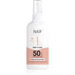 Naif Baby & Kids Mineral Sunscreen SPF 50 Beskyttende solcreme på spray til børn 100 ml