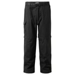 Craghoppers Mens Kiwi Convertible Trousers (Black) - Size 38W/32L