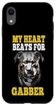 Coque pour iPhone XR My Heart Beats for Gabber Uptempo Speedcore