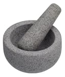 MasterClass, Pestle and Mortar, Non-porous Granite Mortar and Pestle Set, 12 x 9 cm, Grey