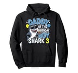 3Yr Boy Dad of The Birthday Boy Shark Ocean Theme Matchin Pullover Hoodie