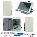 Housse Cuir Style luxe Ultra Slim tablette Samsung Galaxy Tab 3 7.0 P3200 / P3210 8 Go ou 16 Go (Wifi)