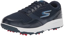 Skechers Homme Torque Sport Fairway Chaussures de Golf à Pointes Coupe décontractée, Bleu Marine, 41 EU