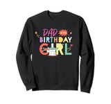 Star Wars Grogu Mandalorian Toon Dad of the Birthday Girl Sweatshirt