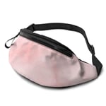 XCNGG Sac de taille en cours d'exécution Sac de taille de loisirs Sac de taille Sac de taille de mode Rose Marble Fanny Packs for Women and Men Waist Bag Adjustable Belt for Outdoors Workout, Travelin