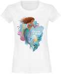 The Little Mermaid Curious And Kind T-Shirt white