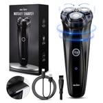 SEJOY Men's Electric Shaver Razor Rotary Beard Cordless USB Rechargeable Trimmer