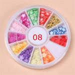 12 Grids/set Slices Nail Decor 3d Sticker Polymer Clay 8