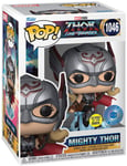 Figurine Funko Pop - Thor : Love And Thunder N°1046 - Mighty Thor - Glow In The Dark (64808)