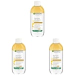 Garnier - SkinActive - Solution Micellaire Biphase Tout En Un - Tous Types De Peaux Même Sensibles - Format 400 Ml (Lot de 3)