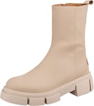 Shabbies Amsterdam Femme Shs1254 Bottines en Caoutchouc côtelé en Cuir Cheville, 2500, 41 EU