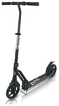 Zinc Voyager Foldable Big Wheel Scooter - Black