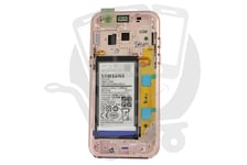 Genuine Samsung Galaxy A3 2017 A320 Pink Gold Chassis / Middle Cover - GH96-1...