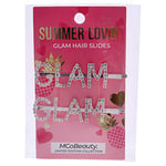 MCoBeauty Summer Lovin Glame Hair Slides For Women 2 Pc Hair Clips (Limited Edition)