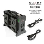 SHAPE Intelligent 4-Channel V-Mount Lithium-Ion Battery Charger