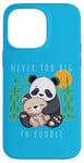 Coque pour iPhone 14 Pro Max Panda Lover Ours en peluche adorable pour enfants Maman Animal Baby Shower