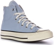 Converse A06519C Chuck 70 Cloudy Hi Top Womens Trainer Light Blue UK 3.5 - 8.5